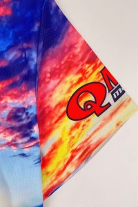 Custom Short Sleeve Polo Shirt Fashion Design Chest Pocket Whole Print Australian Agricultural Sublimation Sublimation Center Large Mechanical Engineering P1402 detail view-2